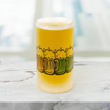 RAINBOW Beer Mug Design 16oz Frosted Beer Stein