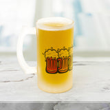 RAINBOW Beer Mug Design 16oz Frosted Beer Stein