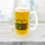 RAINBOW Beer Mug Design 16oz Frosted Beer Stein