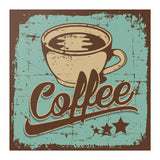 Vintage Retro Look 12x12 COFFEE Poster, Great COFFEE SHOP DECOR