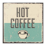 Vintage Retro Look 12x12 COFFEE Poster, Great COFFEE SHOP DECOR
