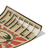 Vintage Retro Look 12x12 COFFEE Poster, Great COFFEE SHOP DECOR
