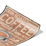 Vintage Retro Look 12x12 COFFEE Poster, Great COFFEE SHOP DECOR