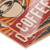 Vintage Retro Look 12x12 COFFEE Poster, Great COFFEE SHOP DECOR