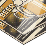 Vintage Retro Look 12x12 COLD BEER Poster, Great for Bar or Man Cave