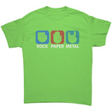 Rock, Paper, Metal Unisex T-Shirt