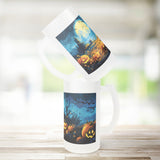 Halloween Spooky Design 16oz Frosted Beer Stein