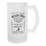 WITCHES' BREW Frosted Beer Stein 16oz Beer Glass