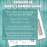 Mommy or Daddy Guess Who Baby Game Printable Baby Shower Games Mom or Dad Game Instant Download Baby Traits Game