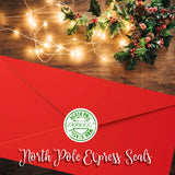 Fun CHRISTMAS SANTA Designs 1.5" Round Gift or Order Packaging Business LABELS / SEALS