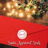 Fun CHRISTMAS SANTA Designs 1.5" Round Gift or Order Packaging Business LABELS / SEALS