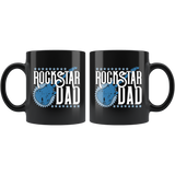 ROCKSTAR DAD 11oz Coffee Mug - J & S Graphics
