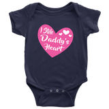 I STOLE DADDY'S HEART Onesies and Infant, Toddler, Youth Size T-Shirts - J & S Graphics