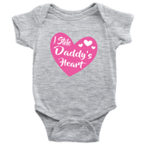 I STOLE DADDY'S HEART Onesies and Infant, Toddler, Youth Size T-Shirts - J & S Graphics