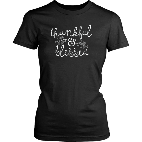 THANKFUL & BLESSED Women's T-Shirt - J & S Graphics