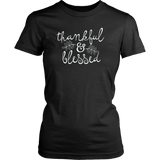 THANKFUL & BLESSED Women's T-Shirt - J & S Graphics