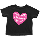 I STOLE DADDY'S HEART Onesies and Infant, Toddler, Youth Size T-Shirts - J & S Graphics