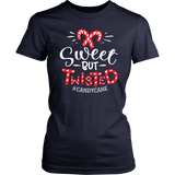 SWEET but TWISTED Candy Cane Women's T-Shirt - J & S Graphics