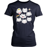 FUNNY CAT FACES Women's T-Shirt - J & S Graphics