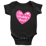 I STOLE DADDY'S HEART Onesies and Infant, Toddler, Youth Size T-Shirts - J & S Graphics