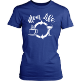 MOM LIFE, Coffee, Repeat Women's T-Shirt - J & S Graphics