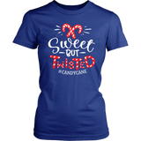 SWEET but TWISTED Candy Cane Women's T-Shirt - J & S Graphics