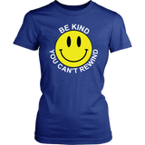 ANTI-BULLYING T-Shirt Retro BE KIND, YOU CAN'T REWIND Women's T-Shirt, #antibullying - J & S Graphics