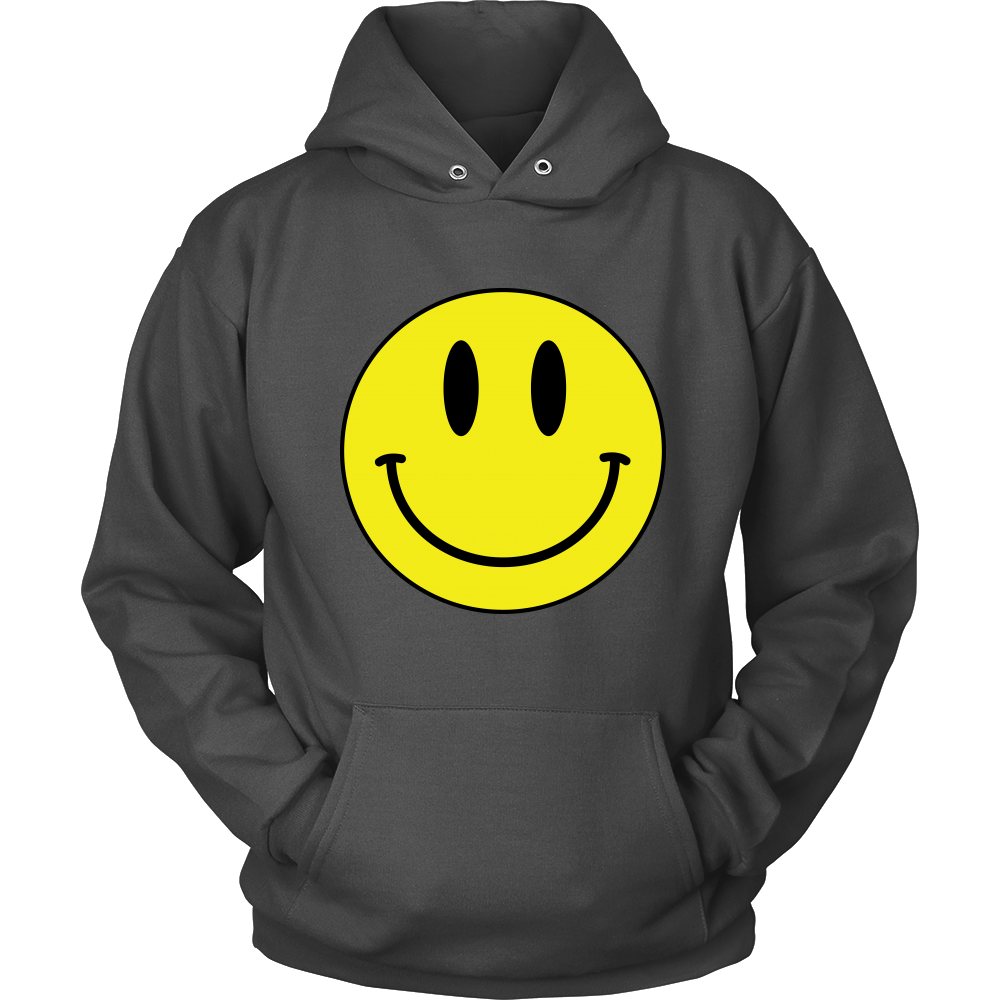 Yellow smiley best sale face hoodie