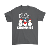 Chillin with My SNOWMIES Short Sleeve Unisex T-Shirt
