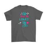 Oh How He Loves Us Men's and Women's T-Shirts, Christian, Faith