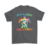 SKIP a STRAW SAVE a TURTLE Unisex Short Sleeve T-Shirt