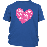 I STOLE DADDY'S HEART Onesies and Infant, Toddler, Youth Size T-Shirts - J & S Graphics