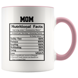 MOM Ingredients Color Accent COFFEE MUG 11oz