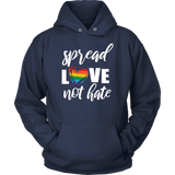 SPREAD LOVE NOT HATE Unisex Hoodie