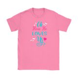 Oh How He Loves Us Men's and Women's T-Shirts, Christian, Faith