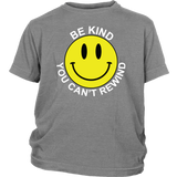 ANTI-BULLYING T-Shirt Retro BE KIND, YOU CAN'T REWIND Youth T-Shirt, #antibullying - J & S Graphics