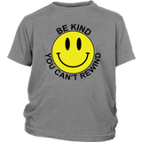 ANTI-BULLYING T-Shirt Retro BE KIND, YOU CAN'T REWIND Youth size T-Shirt  District Unisex Shirt - J & S Graphics