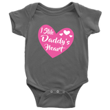 I STOLE DADDY'S HEART Onesies and Infant, Toddler, Youth Size T-Shirts - J & S Graphics