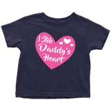 I STOLE DADDY'S HEART Onesies and Infant, Toddler, Youth Size T-Shirts - J & S Graphics