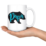 MAMA BEAR and PAPA BEAR 15 oz COFFEE MUG Set