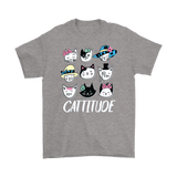 CATTITUDE Cat Faces Men's or Women's T-Shirt