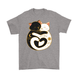 Day and Night Hugging CATS Men's T-Shirt