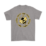 Bee Happy, Bee Kind, Bee Brave, Bee Creative Unisex T-Shirt