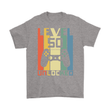 LEVEL 50 UNLOCKED 50th BIRTHDAY T-Shirt Gamer, Retro Look, Men's or Women's