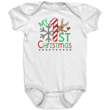 Baby's First Christmas Snap One Piece Bodysuit