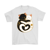 Day and Night Hugging CATS Men's T-Shirt