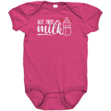But First, MILK Baby One Piece Snap Bodysuit
