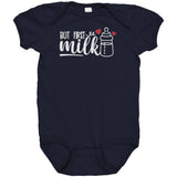 But First, MILK Baby One Piece Snap Bodysuit