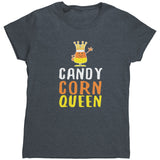 CANDY CORN QUEEN Women's Halloween T-Shirt