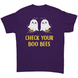 Check Your Boo-Bees Ghost Halloween Unisex T-Shirt